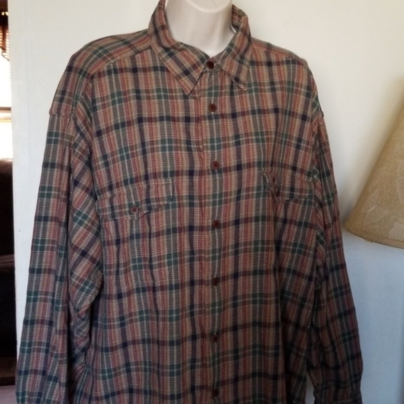 <CLAIBORNE> Men's Plaid Button Down Shirt - XL - Picture 6 of 8